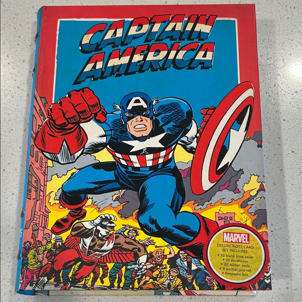 Marvel Captain America Comic Deluxe Note Card Set